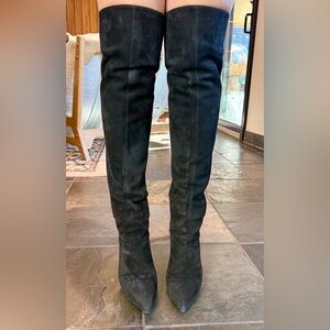 Authentic Saint Laurent Paris Over-The-Knee Boots